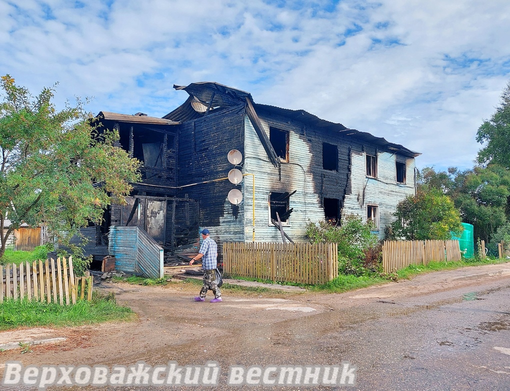 Жительница Верховажья погибла при пожаре в собственной квартире